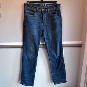 Devil Dog Relaxed Straight Jeans Denim